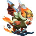 Scorched Ski Dragon