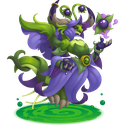Stained Belladone Dragon