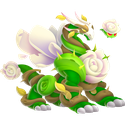 white rose dragon